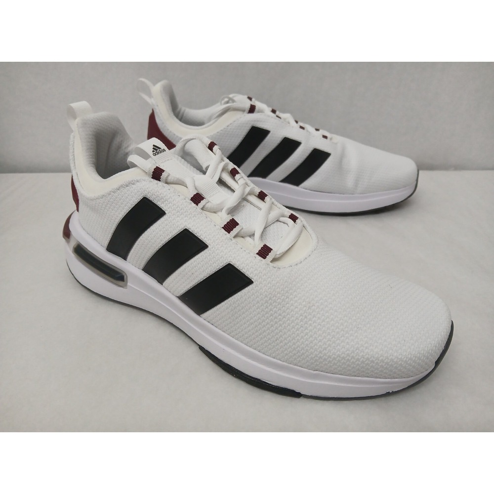 Adidas Men's Racer TR23 Running Shoes IH2324 Cloud White Black Shadow Red Sz 9.5